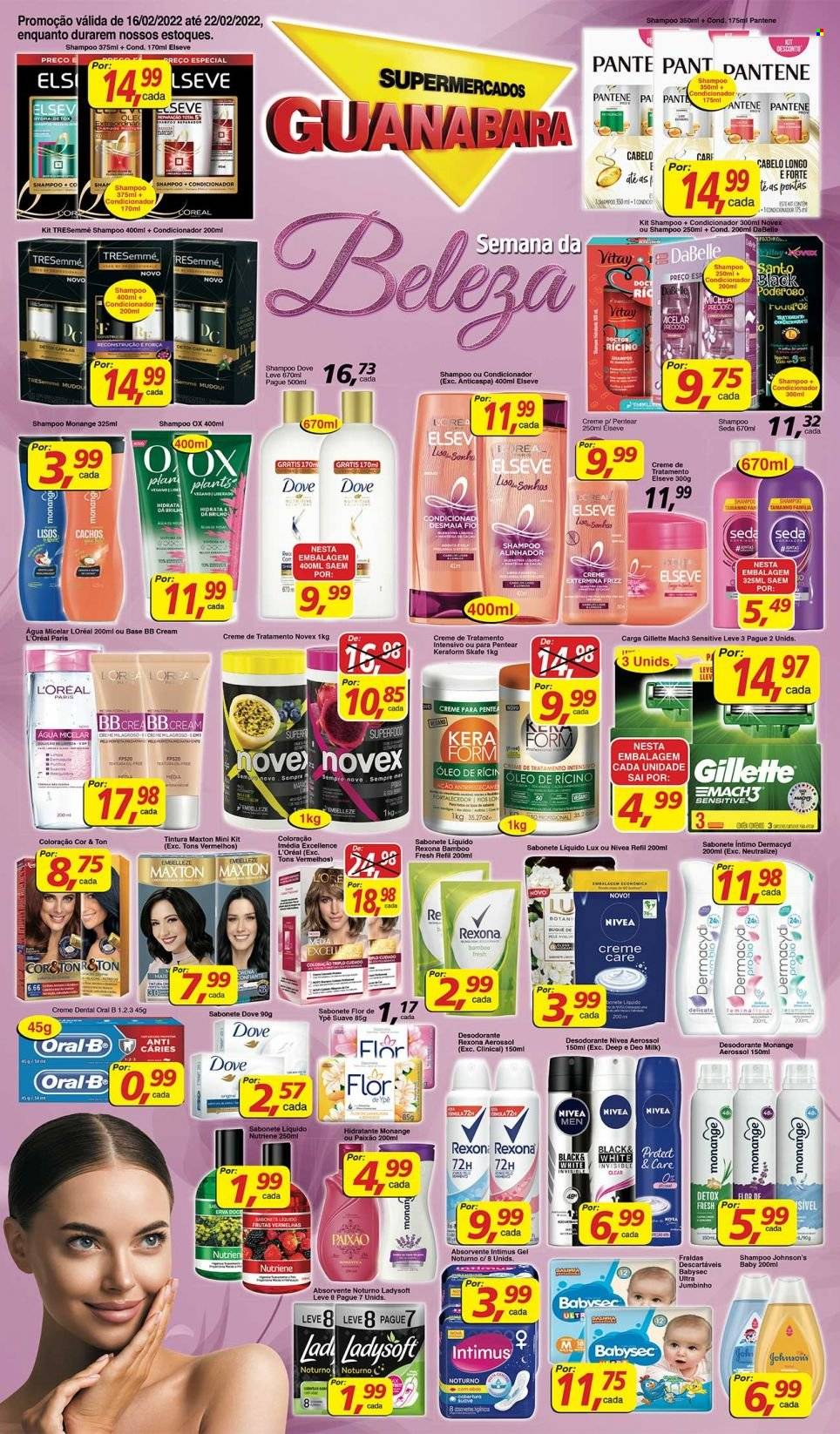 Folheto Supermercados Guanabara - 16/02/2022 - 22/02/2022. Página 1