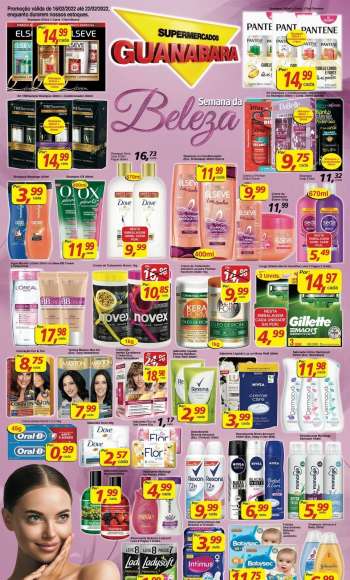 Folheto Supermercados Guanabara - 16/02/2022 - 22/02/2022.
