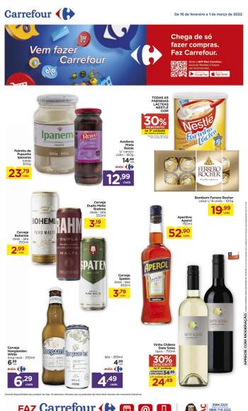 Folheto Carrefour Hiper - 16/02/2022 - 01/03/2022.