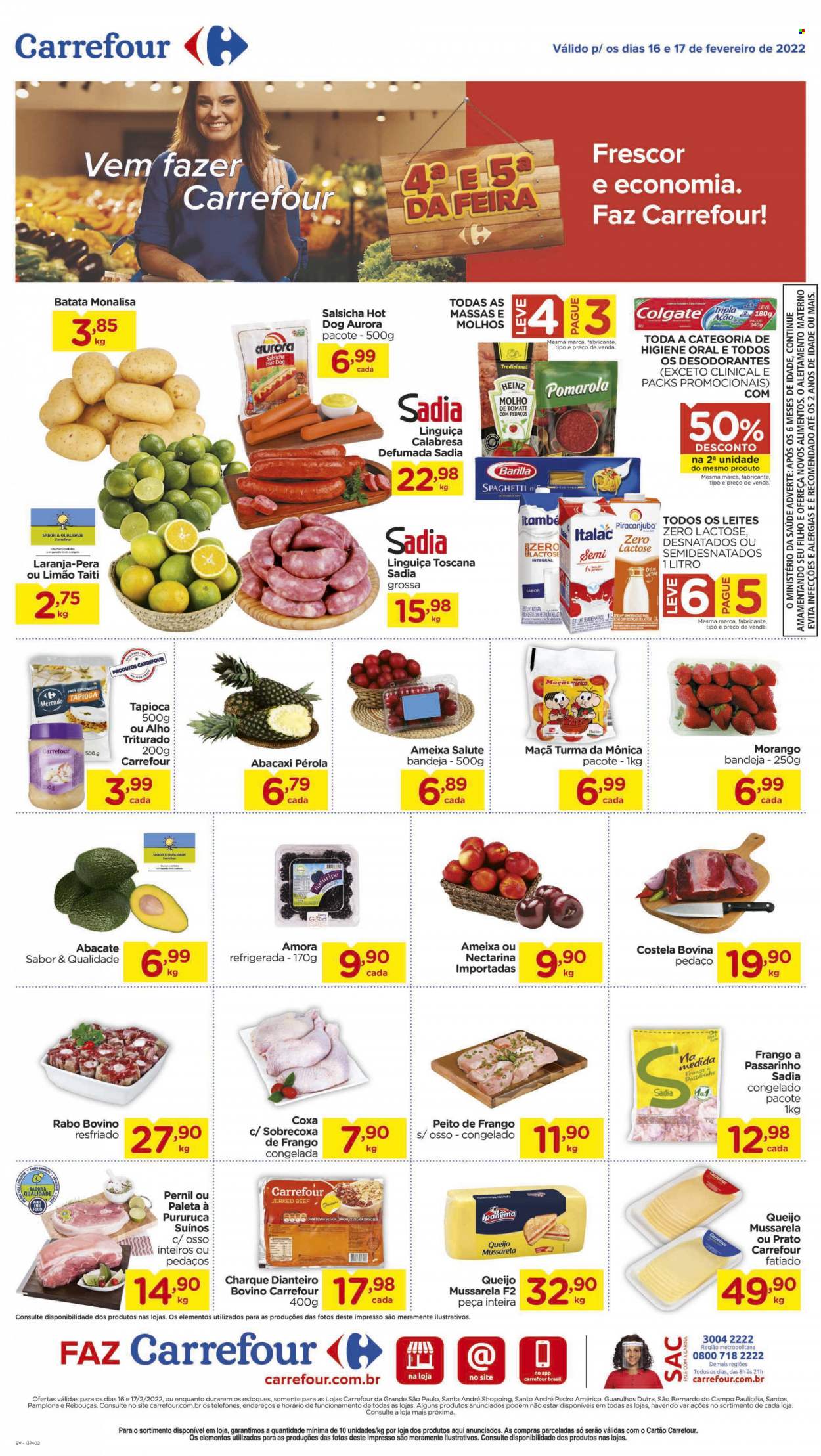 Folheto Carrefour Hiper - 16/02/2022 - 17/02/2022. Página 1