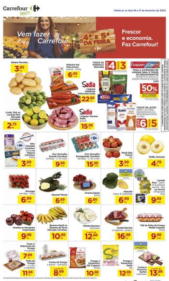 Folheto Carrefour Bairro - 16/02/2022 - 17/02/2022.