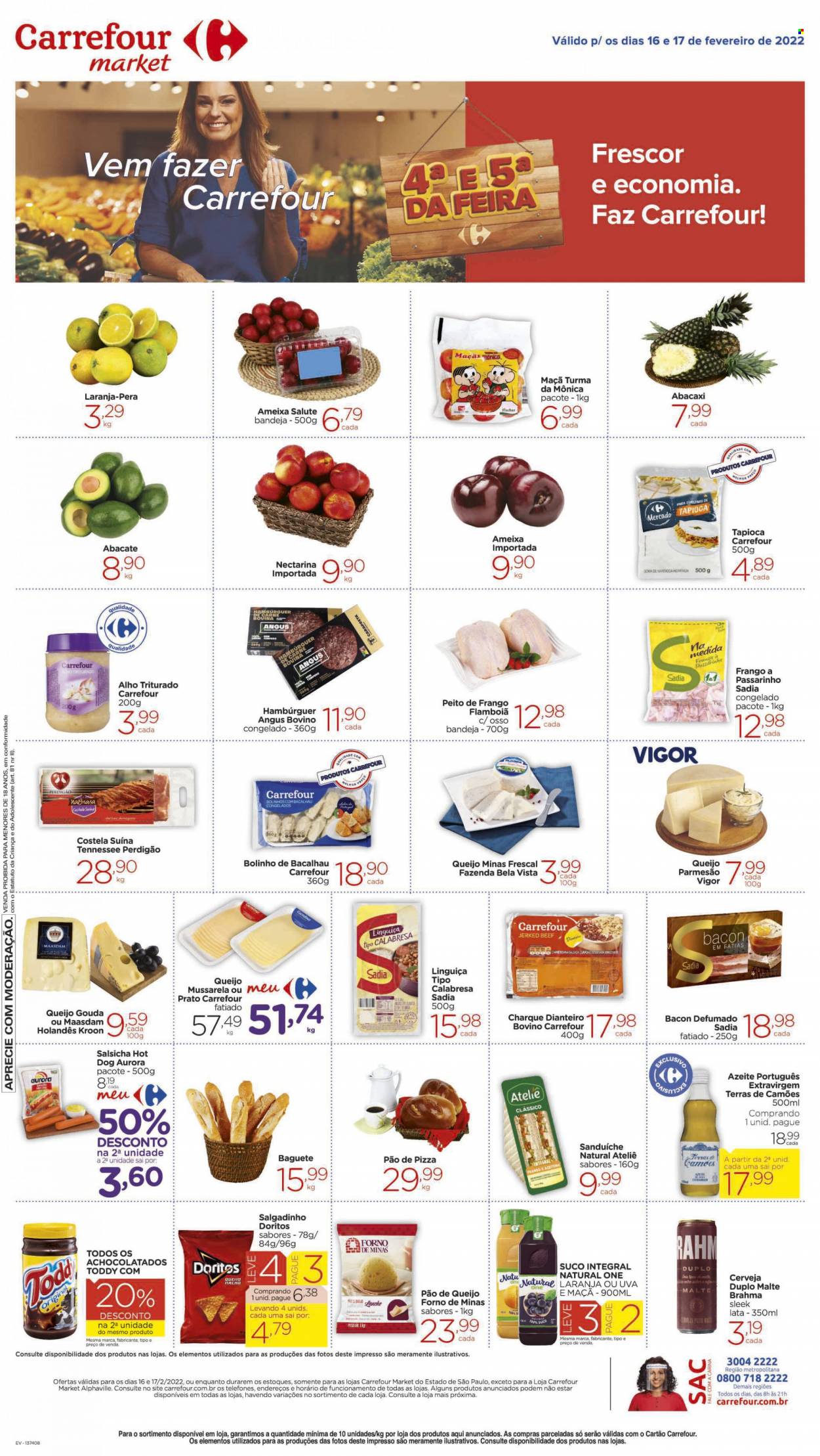 Folheto Carrefour Market - 16/02/2022 - 17/02/2022. Página 1