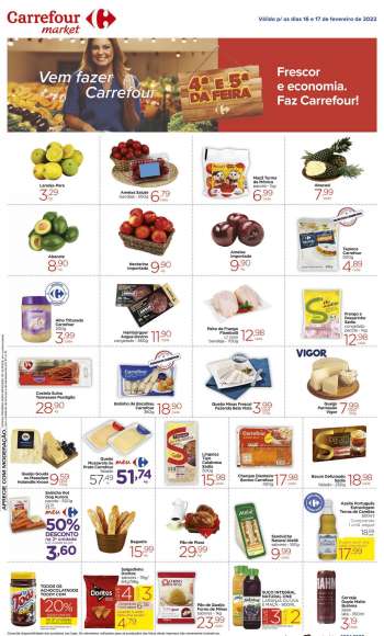 Folheto Carrefour Market - 16/02/2022 - 17/02/2022.