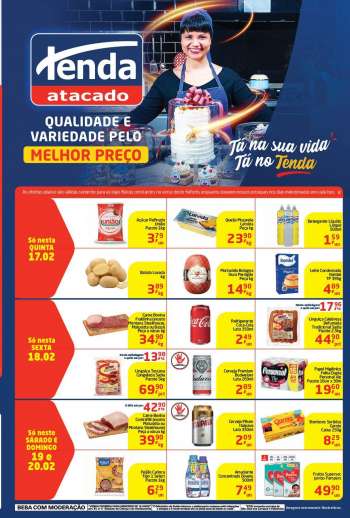 Folheto Tenda Atacado - 17/02/2022 - 20/02/2022.
