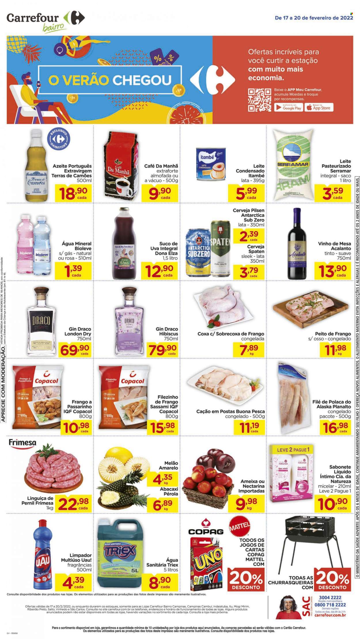 Folheto Carrefour Bairro - 17/02/2022 - 20/02/2022. Página 1