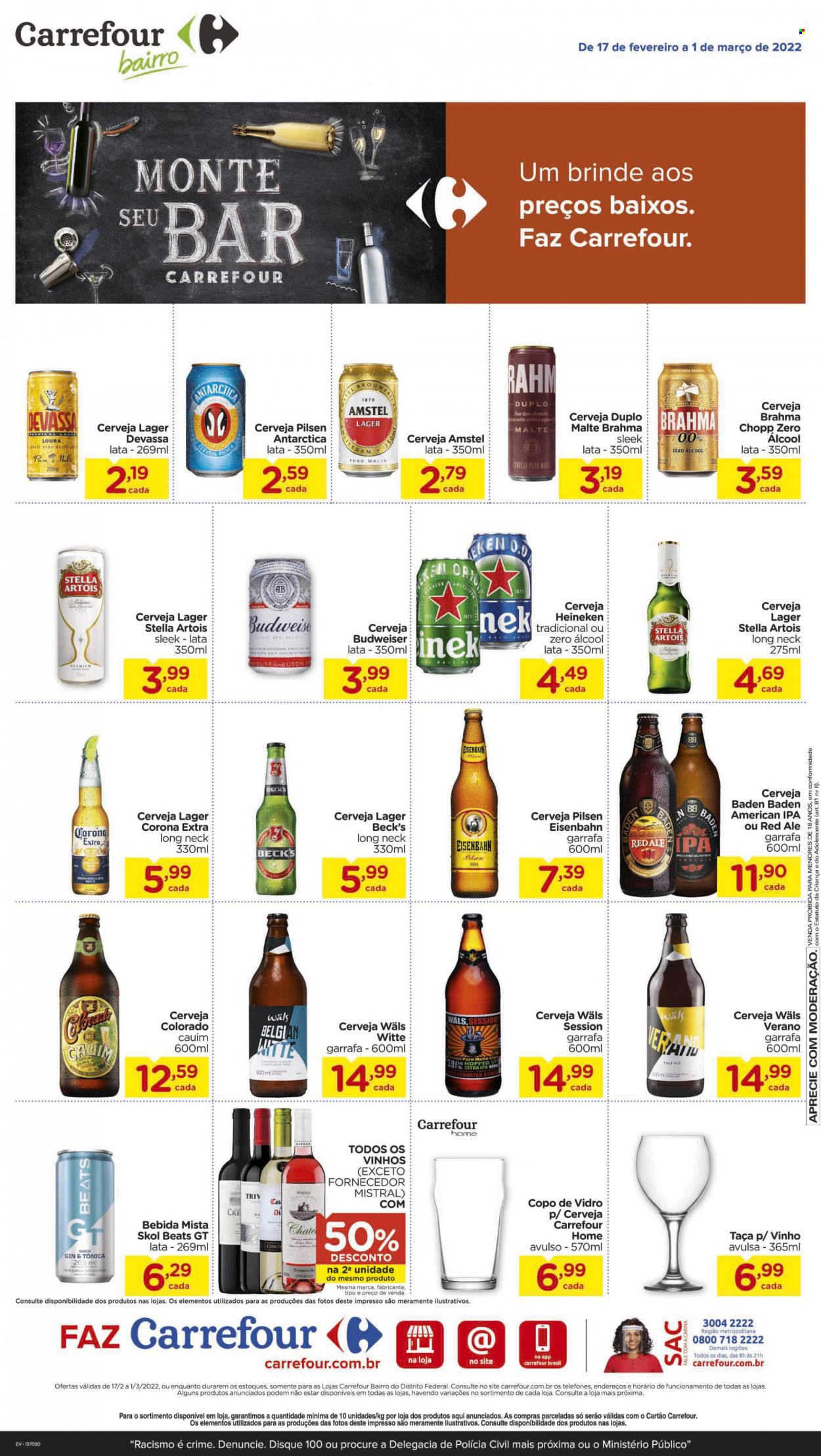 Folheto Carrefour Bairro - 17/02/2022 - 01/03/2022. Página 1