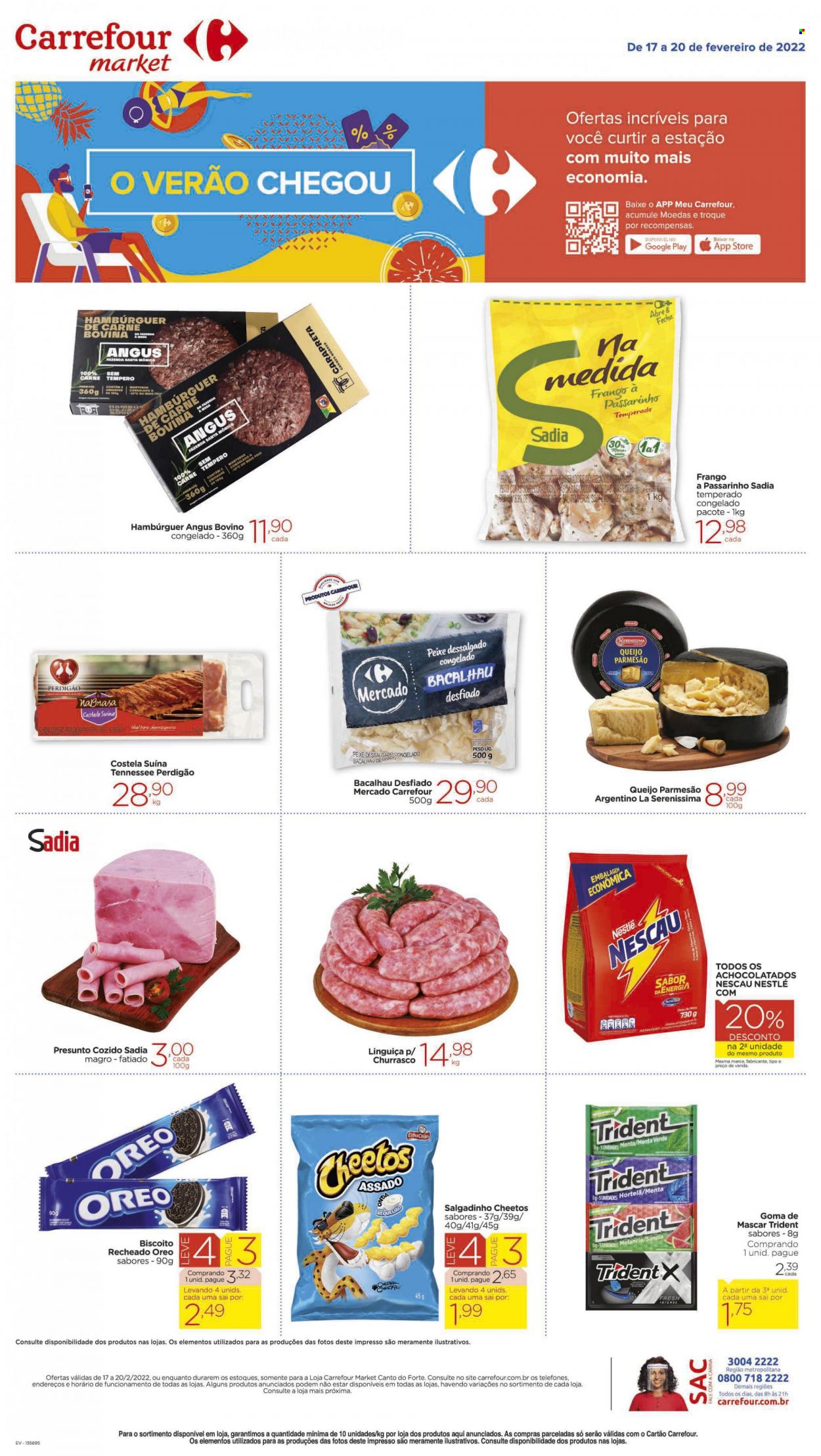 Folheto Carrefour Market - 17/02/2022 - 20/02/2022. Página 1