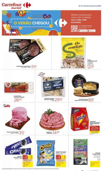Folheto Carrefour Market - 17/02/2022 - 20/02/2022.