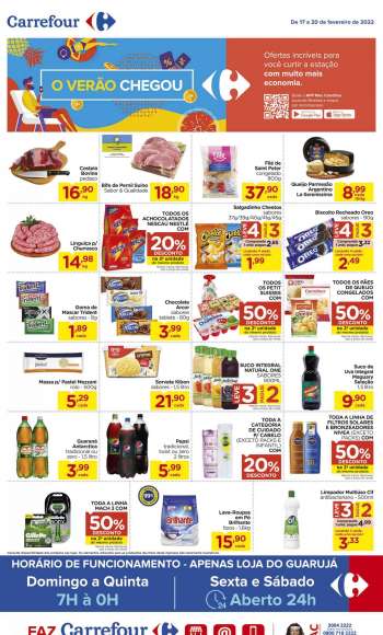 Folheto Carrefour Hiper - 17/02/2022 - 20/02/2022.
