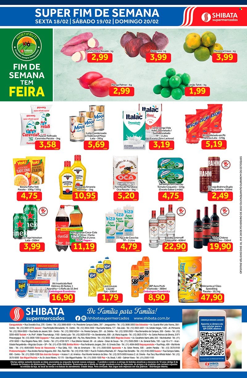 Folheto Shibata Supermercados - 18/02/2022 - 20/02/2022. Página 2