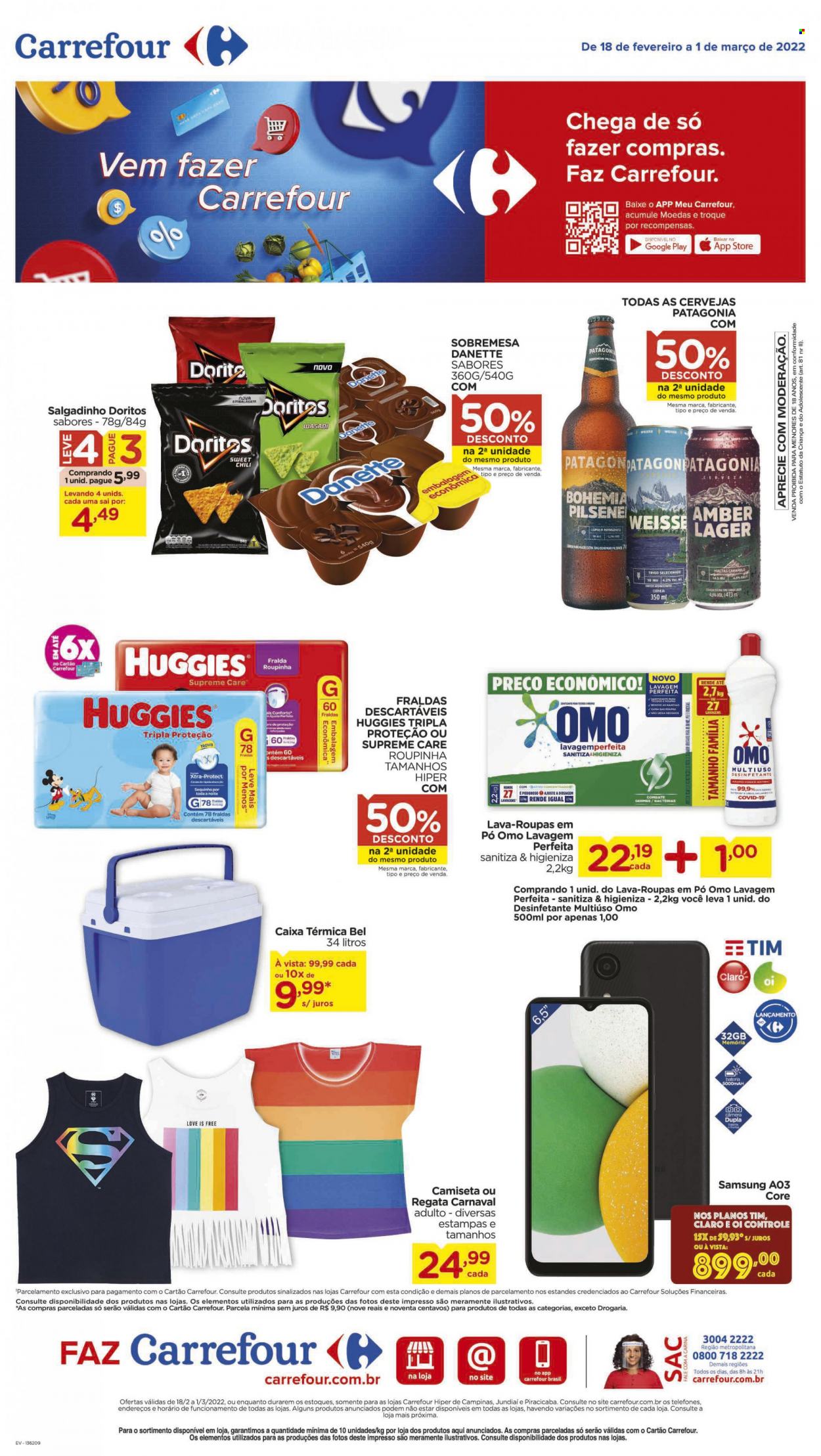 Folheto Carrefour Hiper - 18/02/2022 - 01/03/2022. Página 1