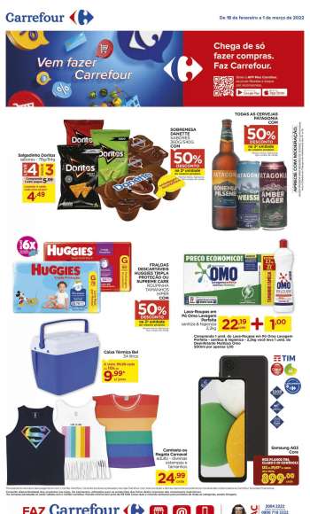 Folheto Carrefour Hiper - 18/02/2022 - 01/03/2022.