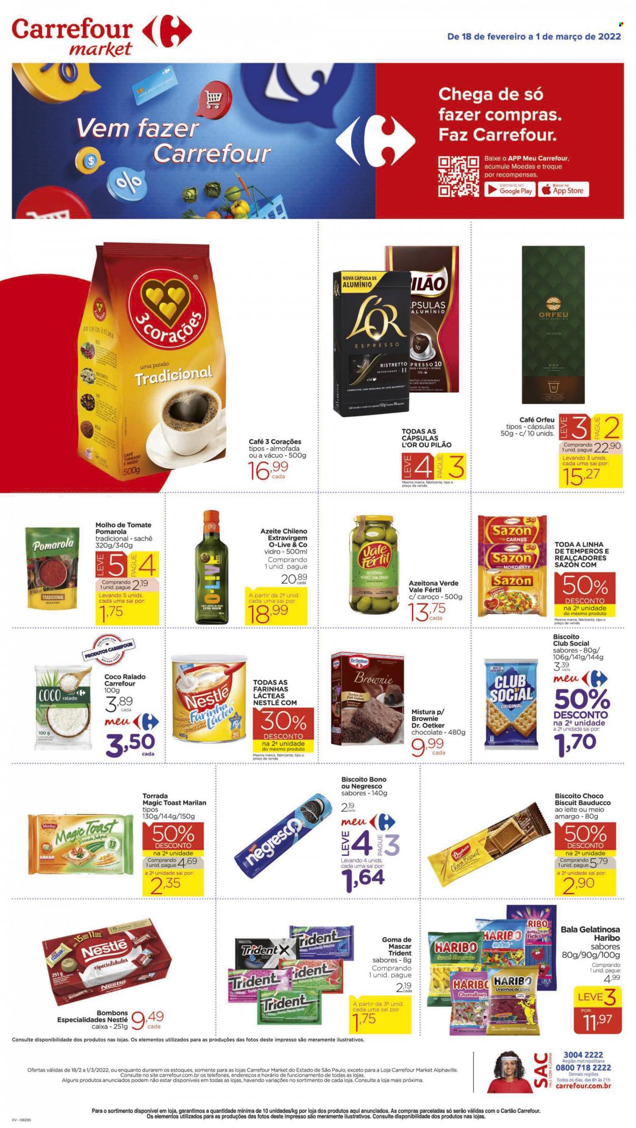 Folheto Carrefour Market - 18/02/2022 - 01/03/2022. Página 3