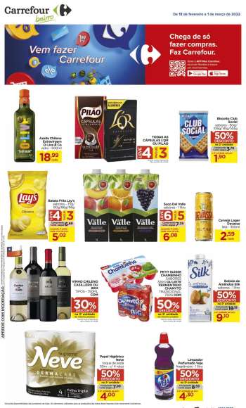 Folheto Carrefour Bairro - 18/02/2022 - 01/03/2022.