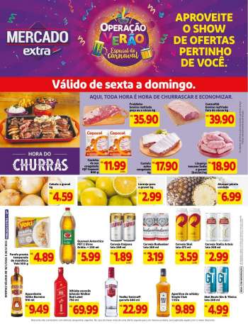 Folheto Mercado Extra - 18/02/2022 - 20/02/2022.