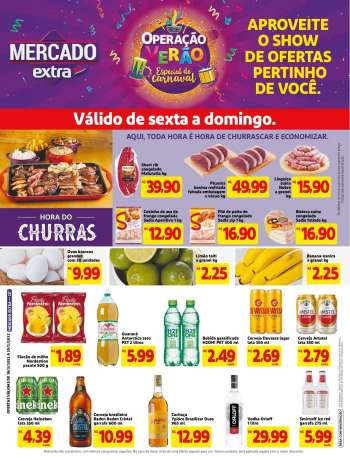 Folheto Mercado Extra - 18/02/2022 - 20/02/2022.