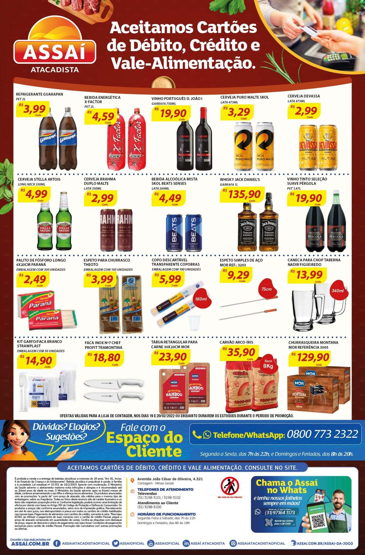 Folheto Assaí Atacadista - 19/02/2022 - 20/02/2022. Página 2