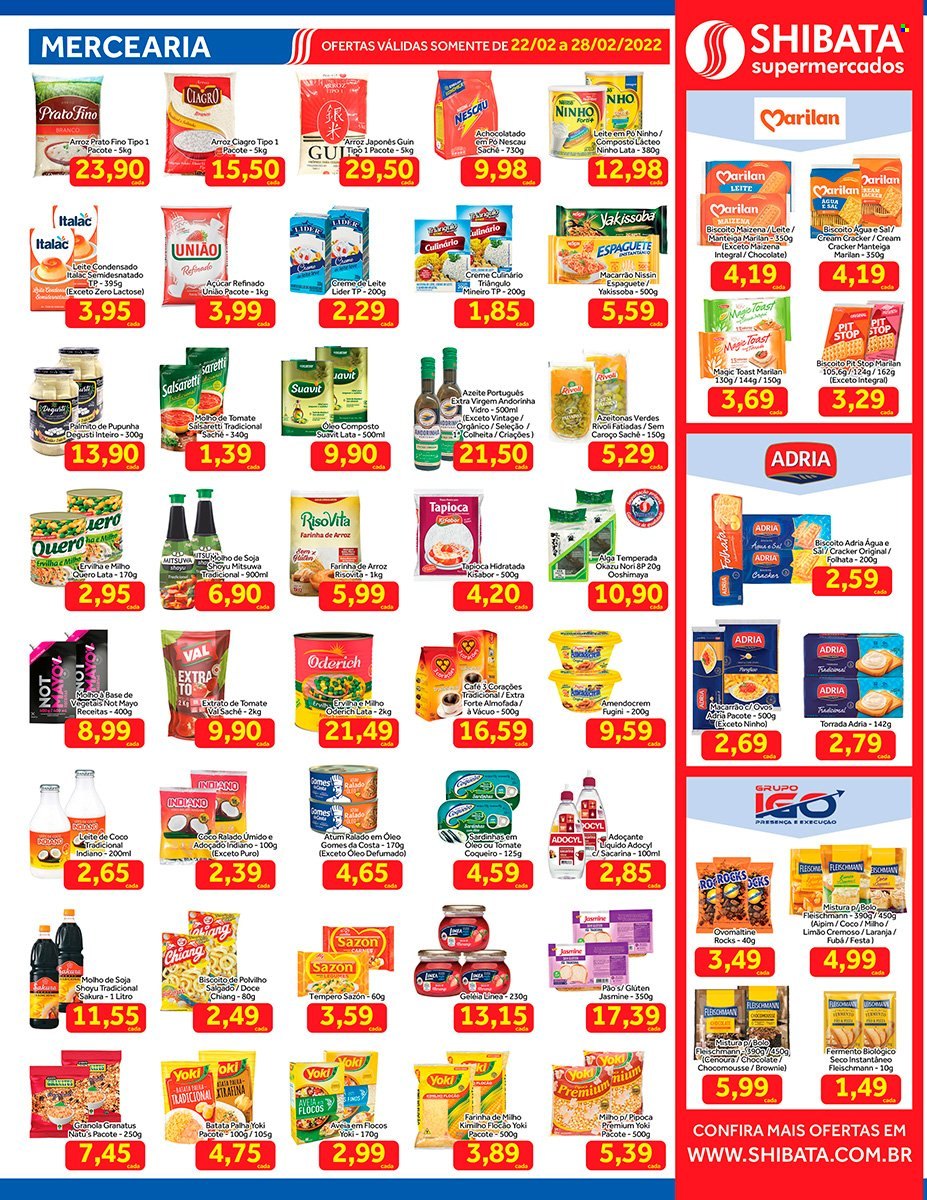 Folheto Shibata Supermercados - 22/02/2022 - 28/02/2022. Página 2