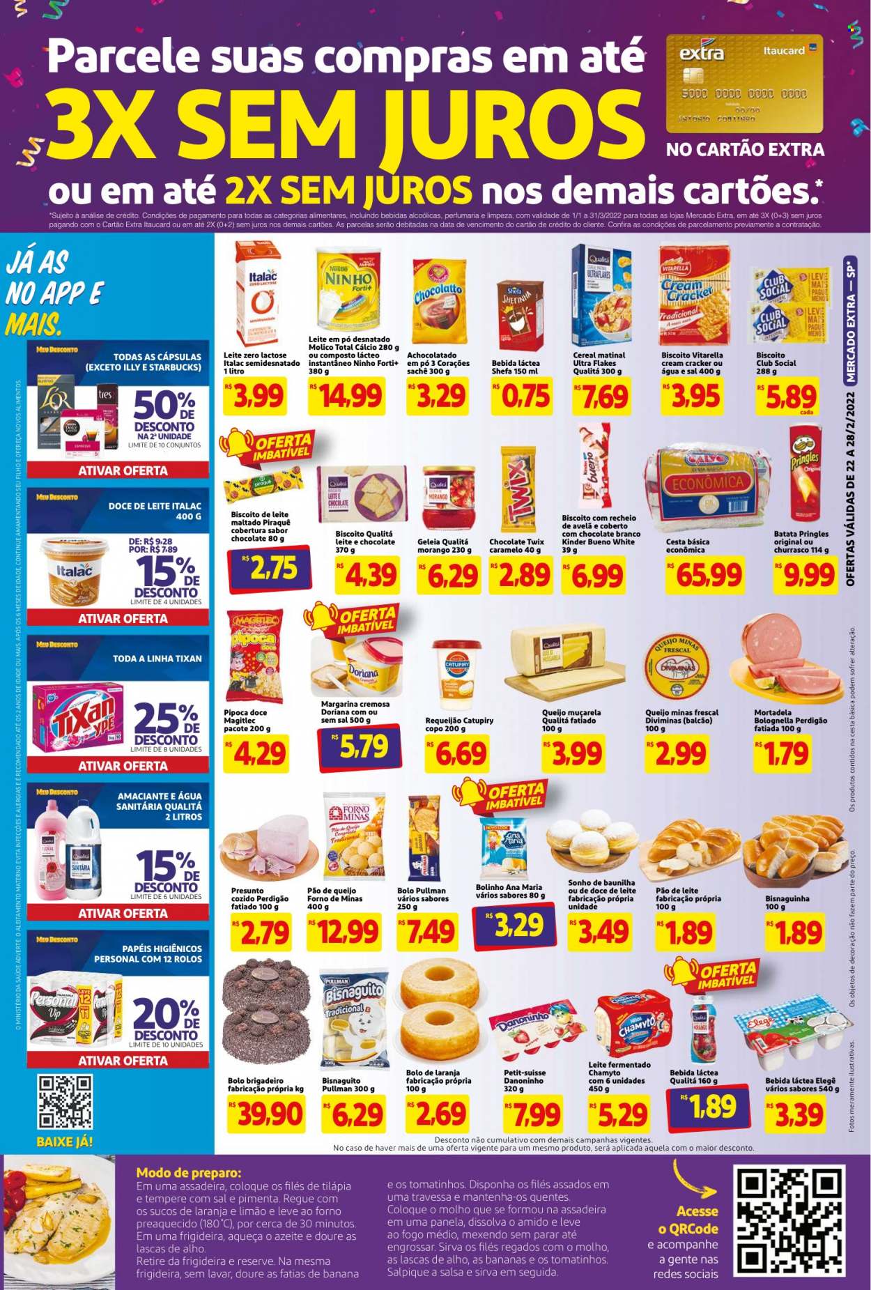 Folheto Mercado Extra - 22/02/2022 - 28/02/2022. Página 3