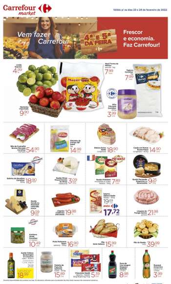 Folheto Carrefour Market - 23/02/2022 - 24/02/2022.