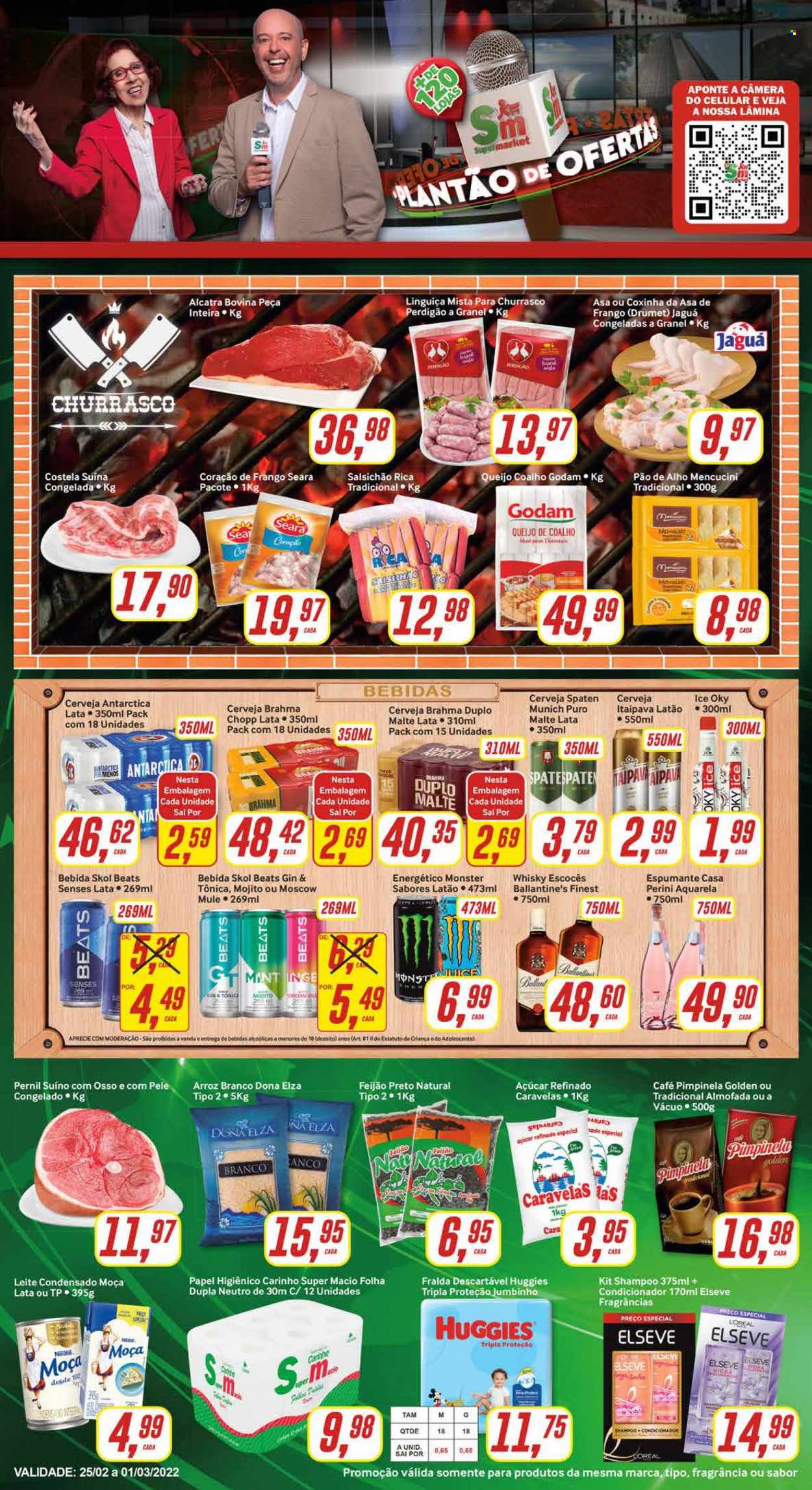 Folheto Rede Supermarket - 25/02/2022 - 01/03/2022. Página 1