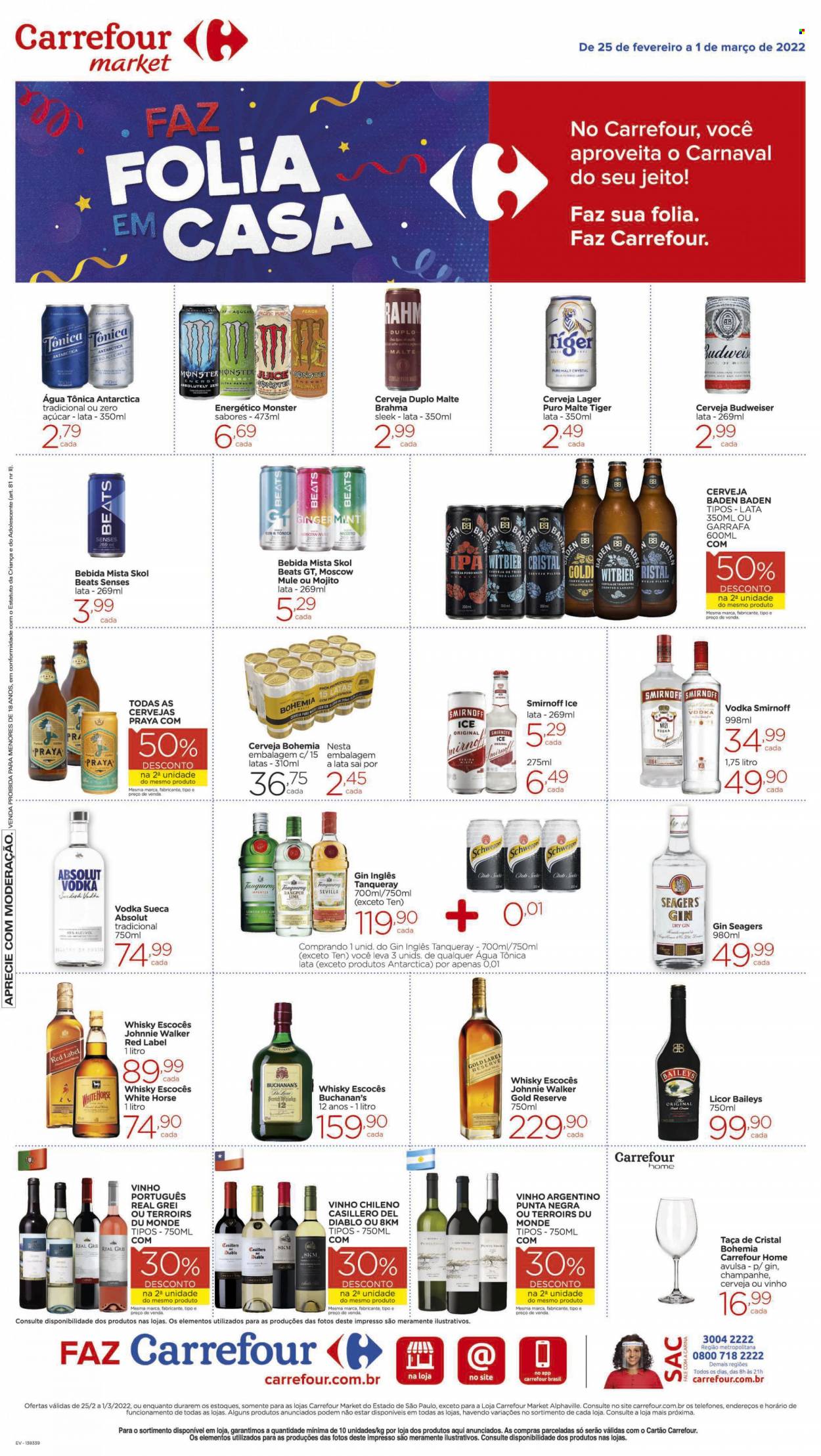 Folheto Carrefour Market - 25/02/2022 - 01/03/2022. Página 1