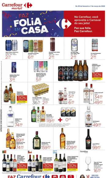 Folheto Carrefour Market - 25/02/2022 - 01/03/2022.