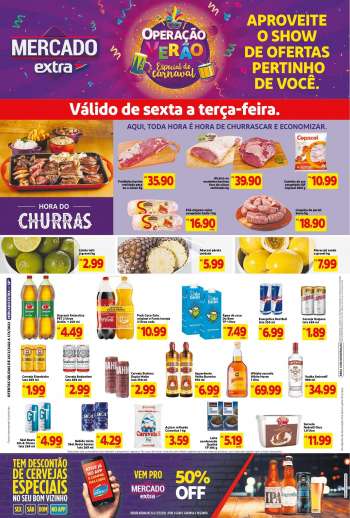 Folheto Mercado Extra - 25/02/2022 - 01/03/2022.