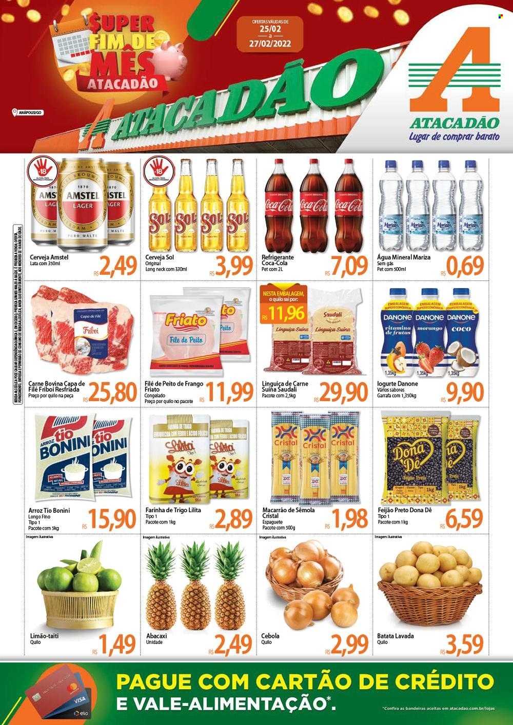Folheto Atacadão - 25/02/2022 - 27/02/2022. Página 1