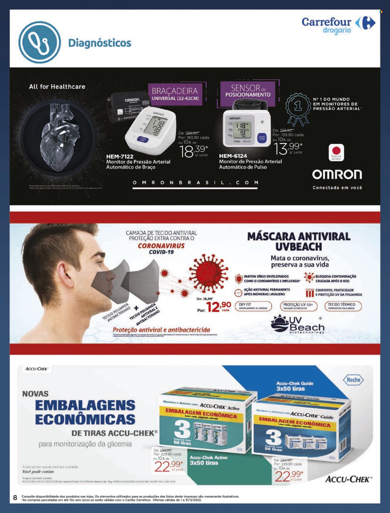 Folheto Carrefour Drogaria - 01/03/2022 - 31/03/2022. Página 8