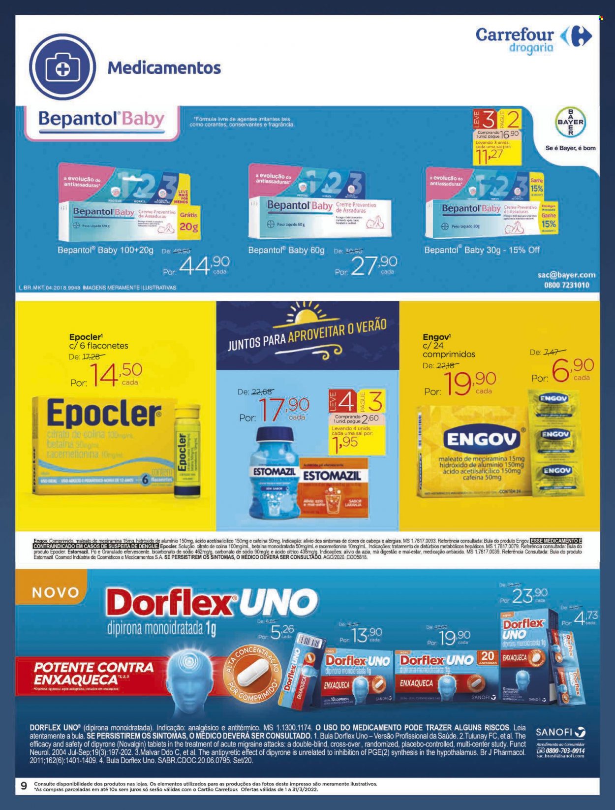 Folheto Carrefour Drogaria - 01/03/2022 - 31/03/2022. Página 9