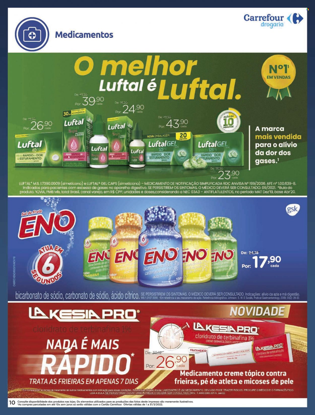 Folheto Carrefour Drogaria - 01/03/2022 - 31/03/2022. Página 10