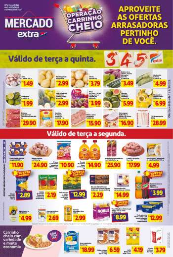 Folheto Mercado Extra - 01/03/2022 - 07/03/2022.