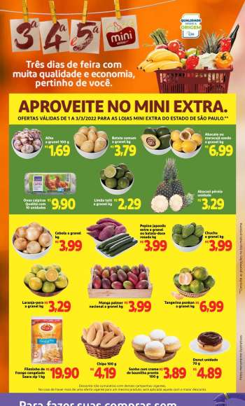 Folheto Mini Extra - 01/03/2022 - 03/03/2022.