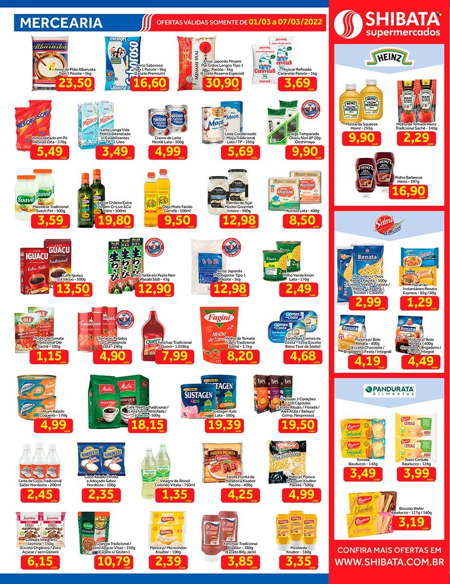 Folheto Shibata Supermercados - 01/03/2022 - 07/03/2022. Página 2