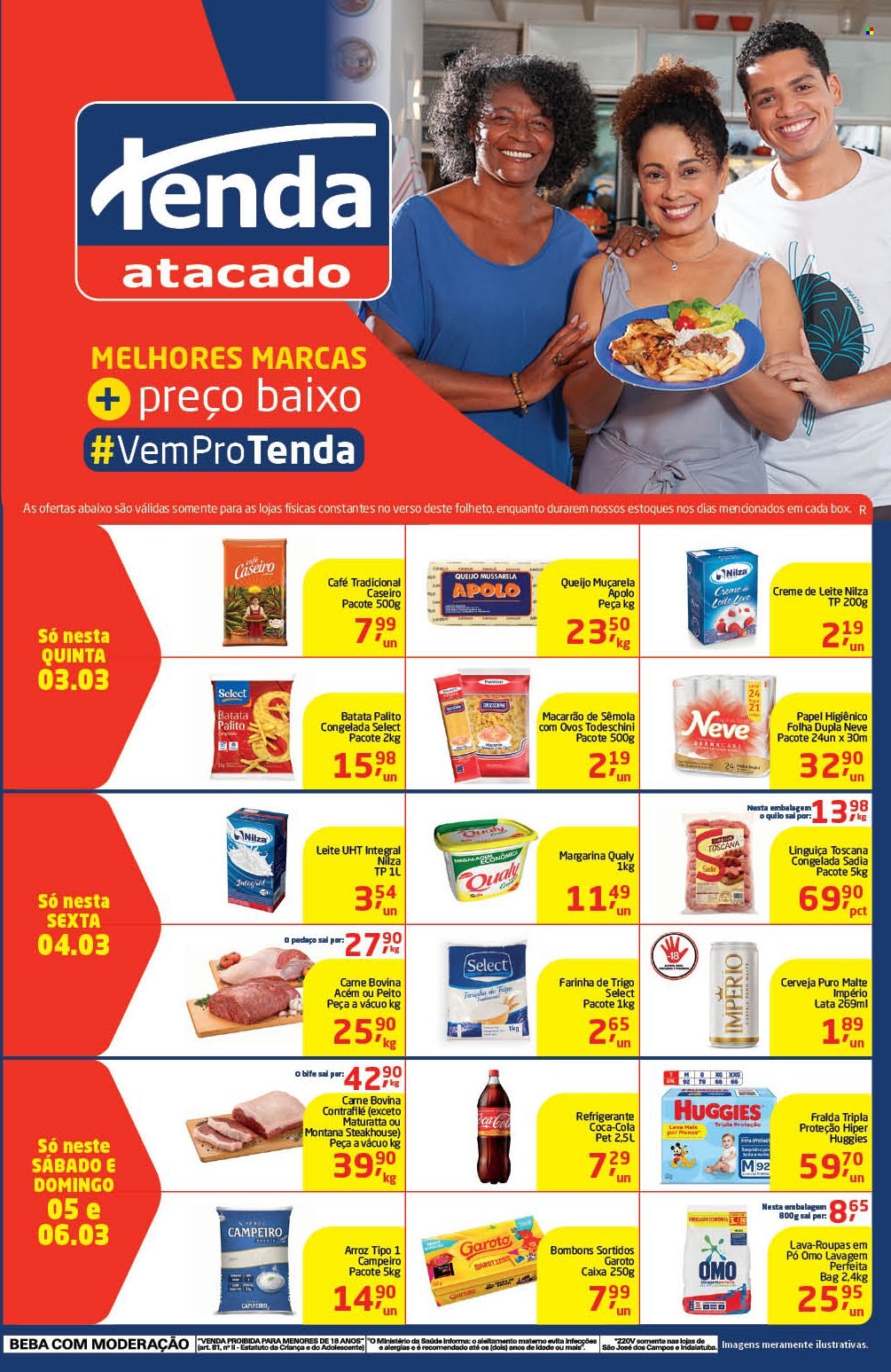 Folheto Tenda Atacado - 03/03/2022 - 06/03/2022. Página 1