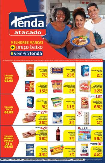 Folheto Tenda Atacado - 03/03/2022 - 06/03/2022.