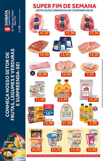 Folheto Shibata Supermercados - 04/03/2022 - 06/03/2022.