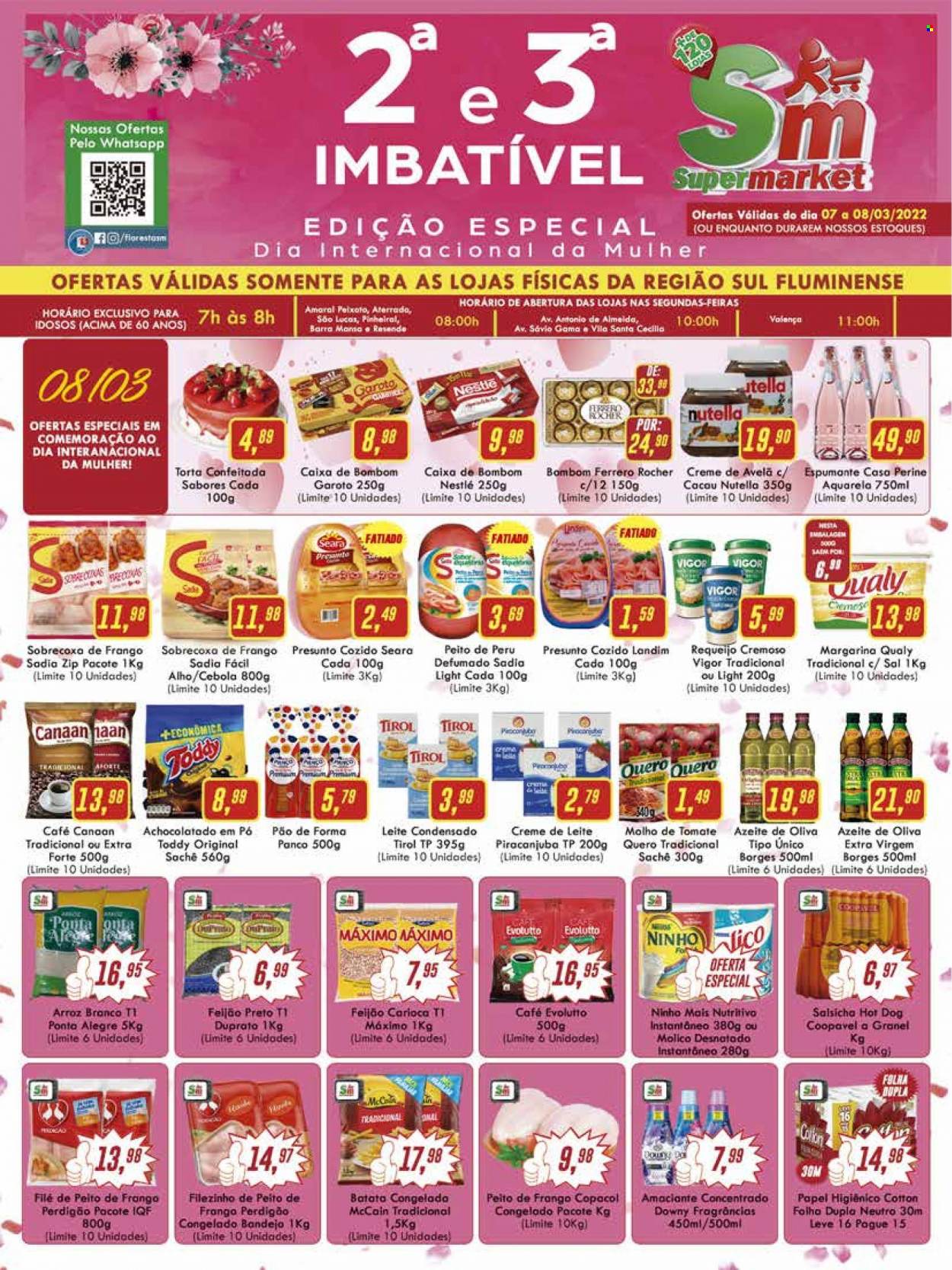 Folheto Rede Supermarket - 07/03/2022 - 08/03/2022. Página 1