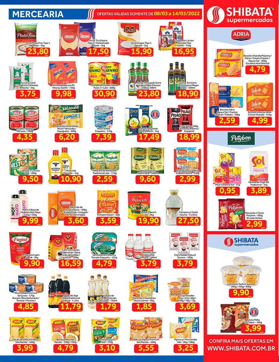 Folheto Shibata Supermercados - 08/03/2022 - 14/03/2022. Página 2