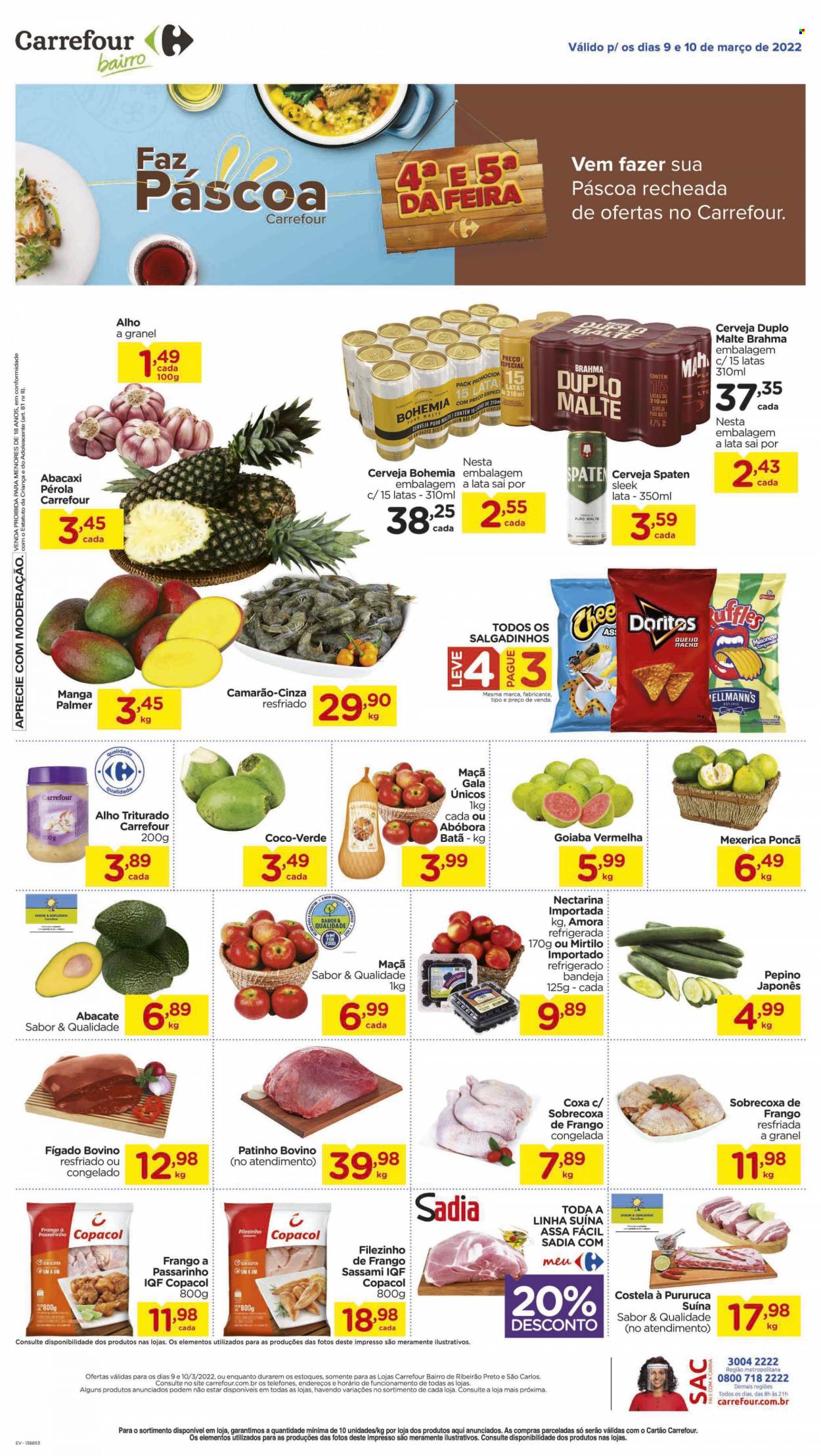 Folheto Carrefour Bairro - 09/03/2022 - 10/03/2022. Página 1