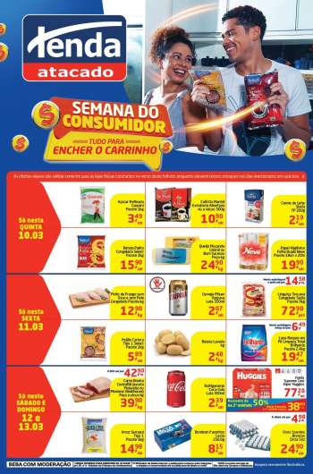 Folheto Tenda Atacado - 10/03/2022 - 13/03/2022.