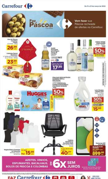 Folheto Carrefour Hiper - 11/03/2022 - 21/03/2022.