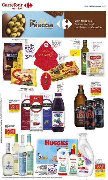 Folheto Carrefour Market - 11/03/2022 - 21/03/2022.
