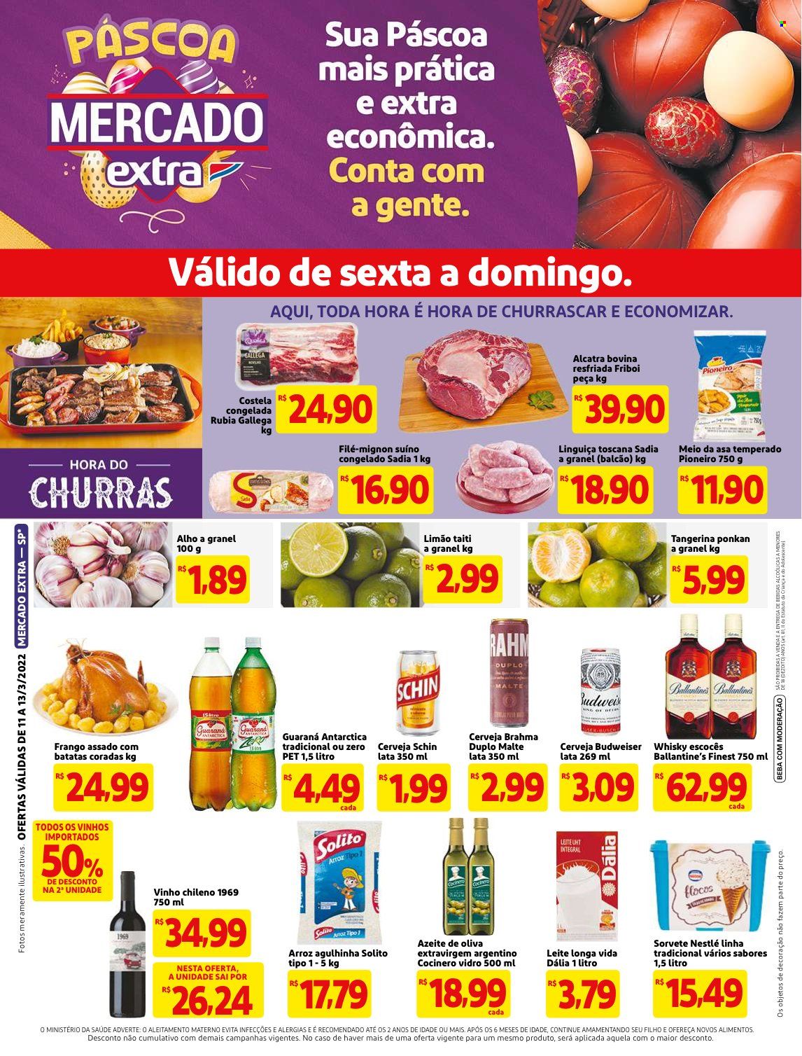 Folheto Mercado Extra - 11/03/2022 - 13/03/2022. Página 1