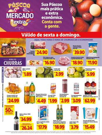 Folheto Mercado Extra - 11/03/2022 - 13/03/2022.