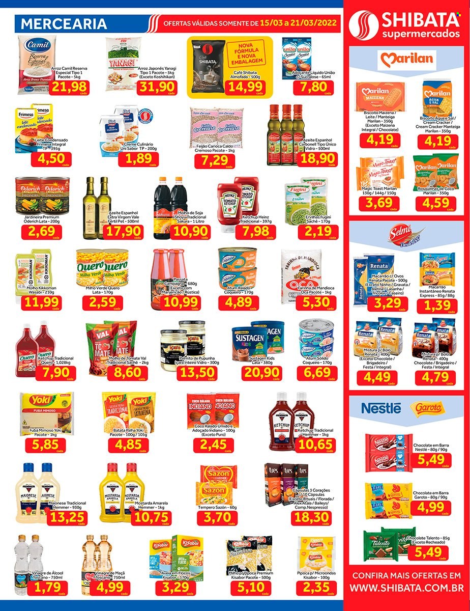Folheto Shibata Supermercados - 15/03/2022 - 21/03/2022. Página 2