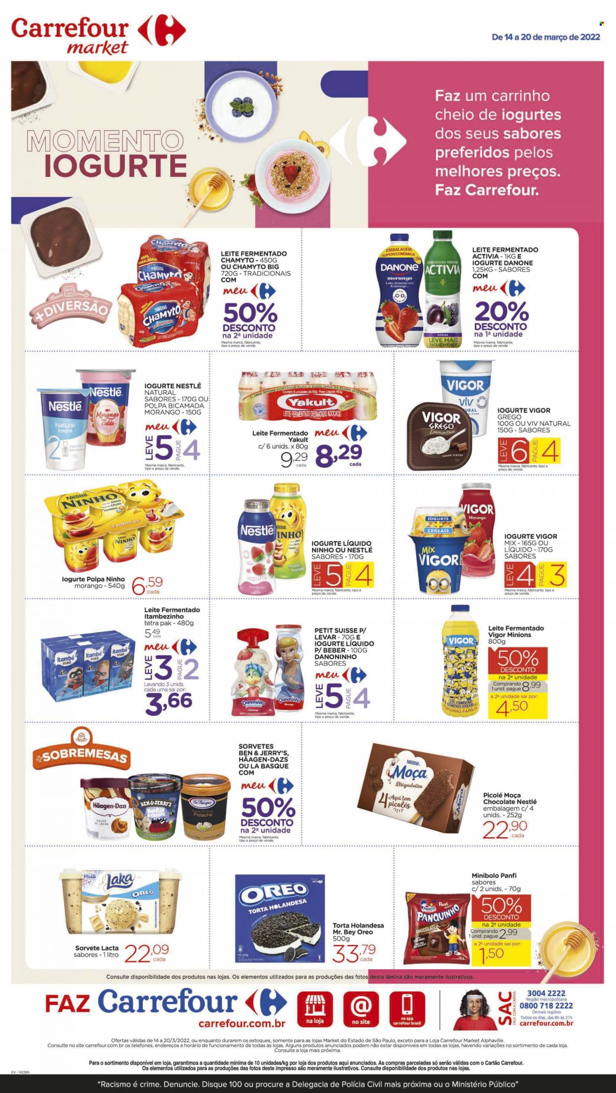 Folheto Carrefour Market - 14/03/2022 - 20/03/2022. Página 1