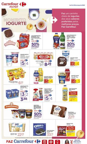 Folheto Carrefour Market - 14/03/2022 - 20/03/2022.