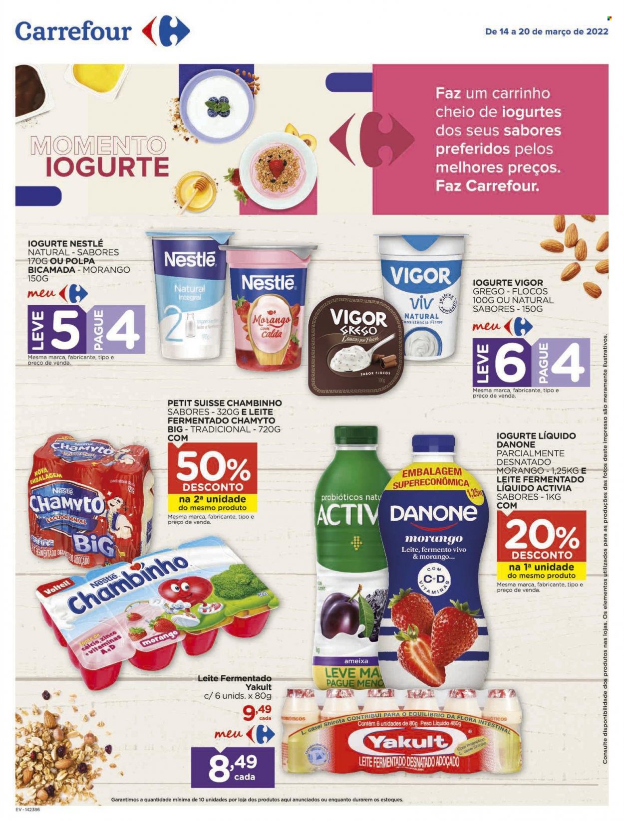 Folheto Carrefour Hiper - 14/03/2022 - 20/03/2022. Página 1